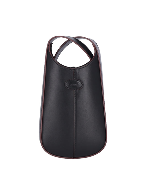 TOD'S - Di Logo Leather Shoulder Bag - Jente