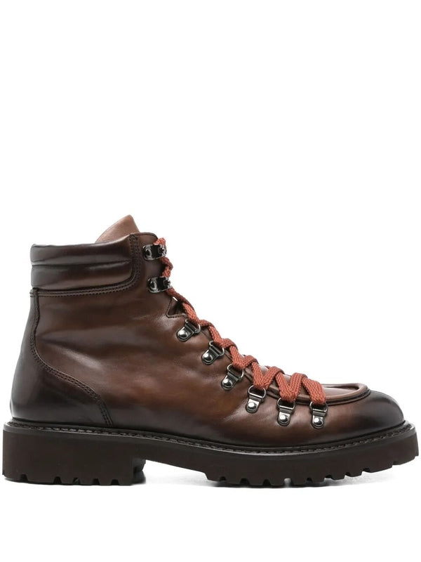 Ducals Brown Lace-Up Boots