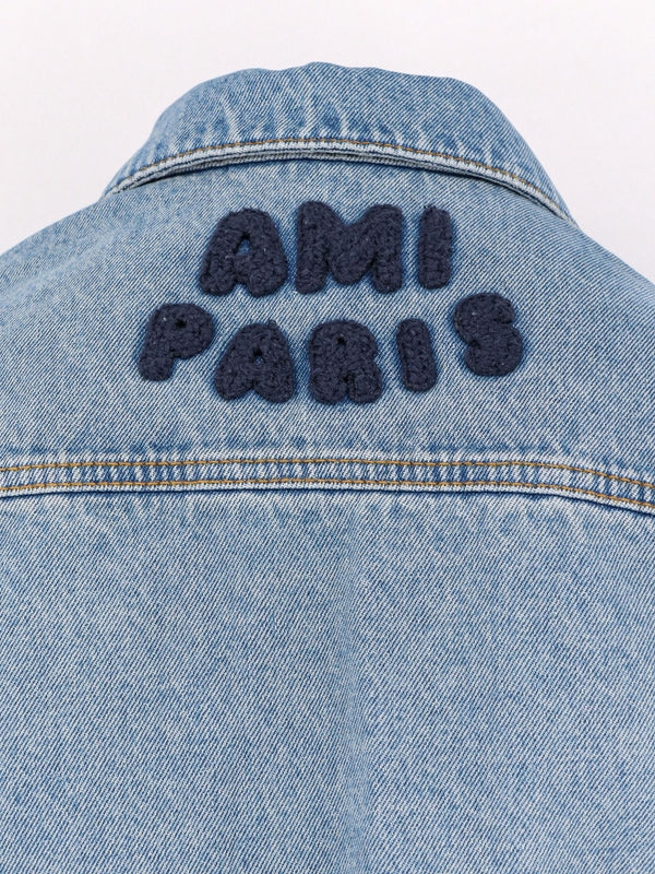 Back Logo Patch Denim Jacket