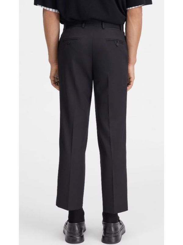 Crop Wool Tailored Pants