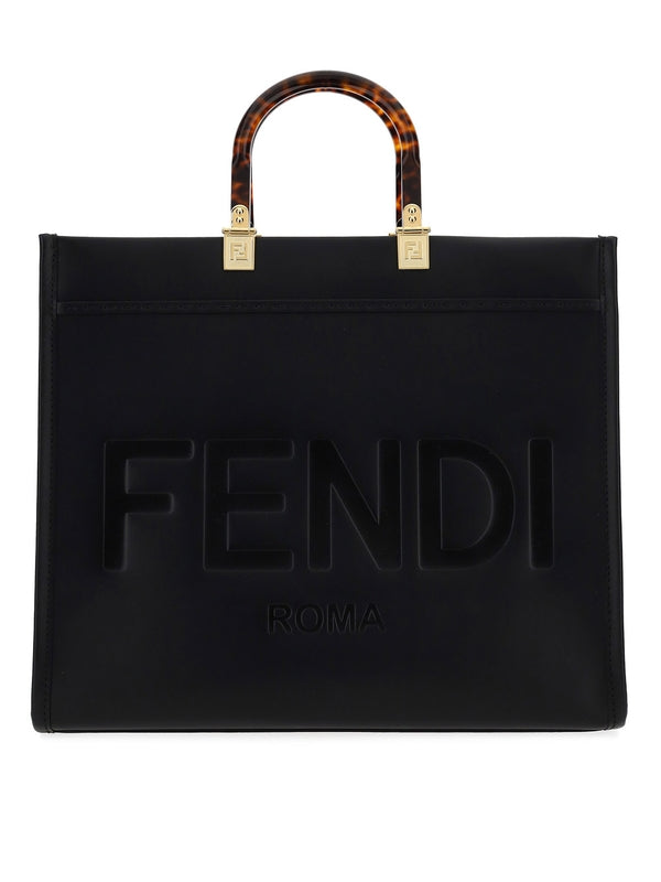 FENDI - Sunshine Leather Medium Tote Bag - Jente