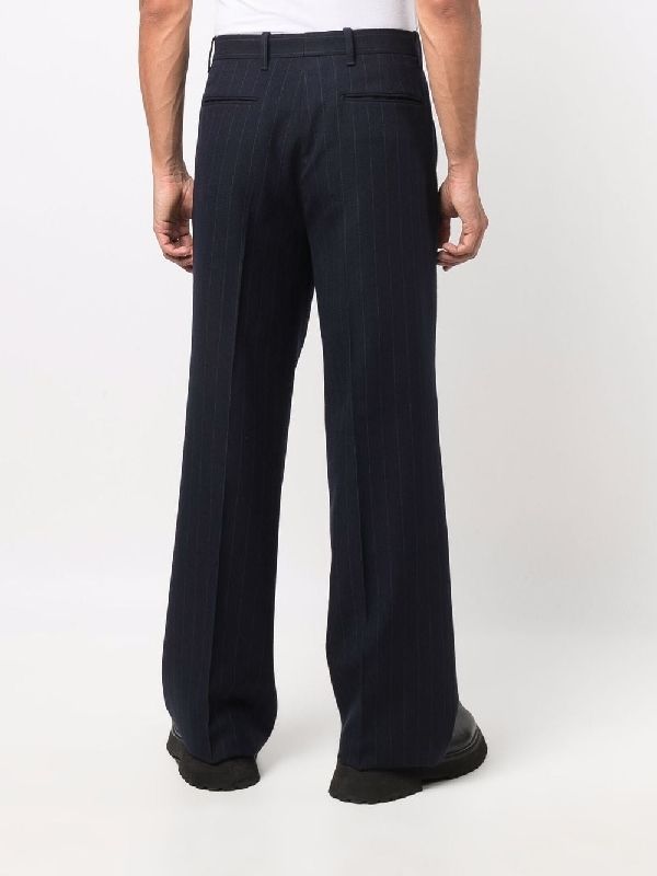 Pinstripe Wool Pants