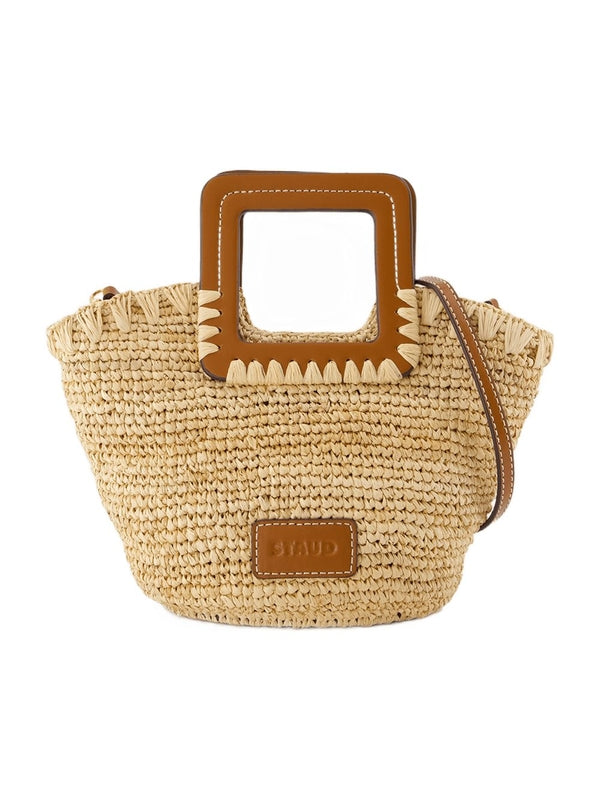 Shirley Raffia Mini Tote Bag