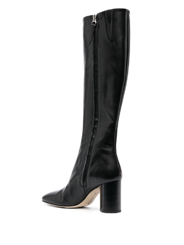 Ariana 75 Calfskin Boots Heel