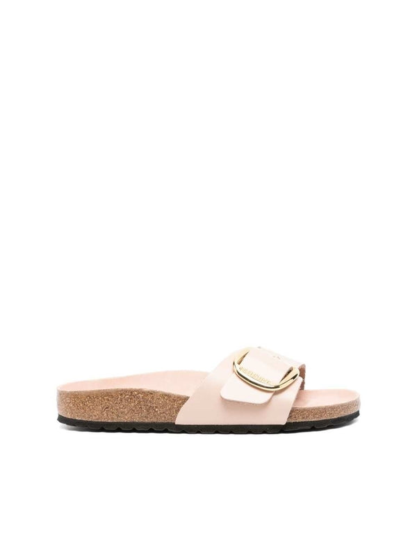 Marizona Big Buckle Leather Slides