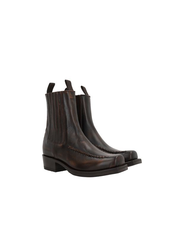 Agulla Vintage Leather Chelsea Boots