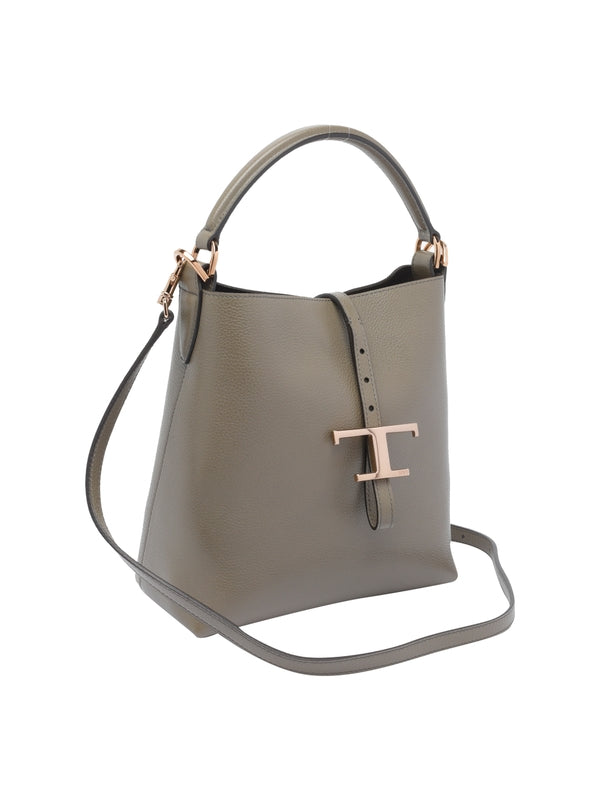 Tod'S Grey Tote Bags