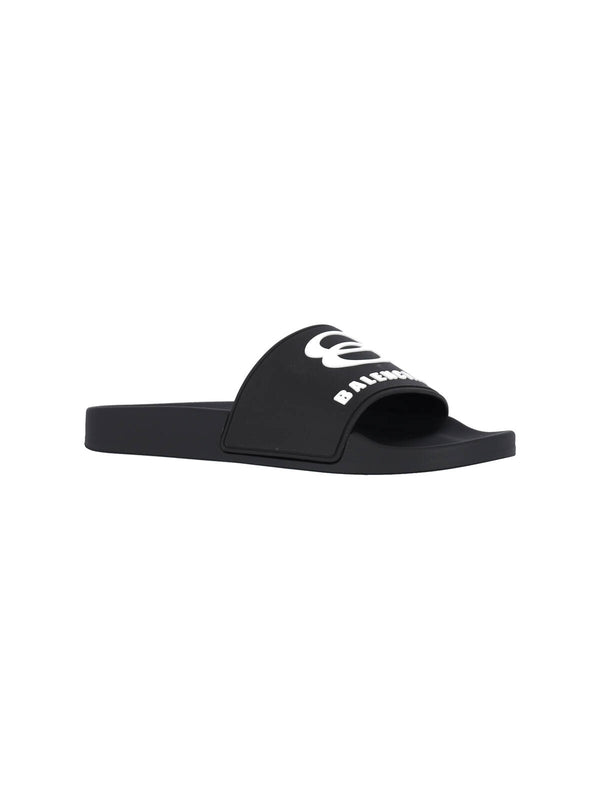Balenciaga Black Slides