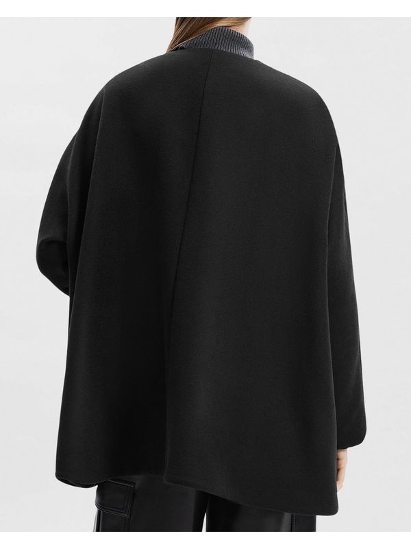 Crewneck Wool Coat