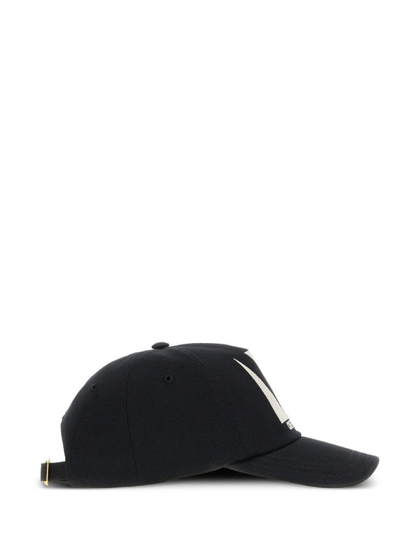 Valentino Black Ball Cap