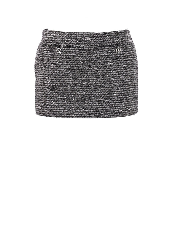 Allover Sequin Mini Skirt