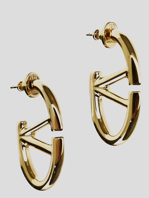 V Logo Earrings