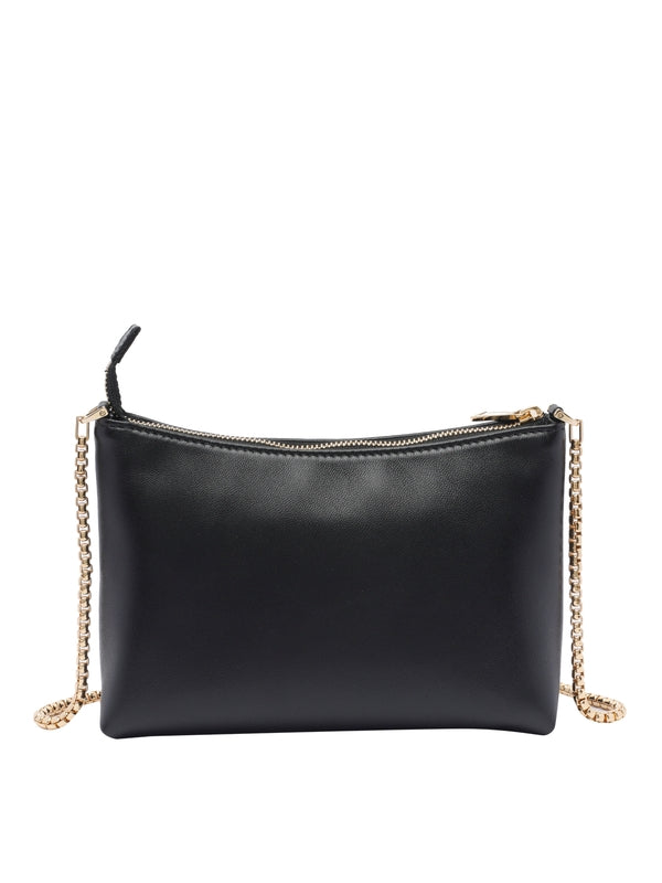 Bara Bow Detail Leather Crossbody Bag