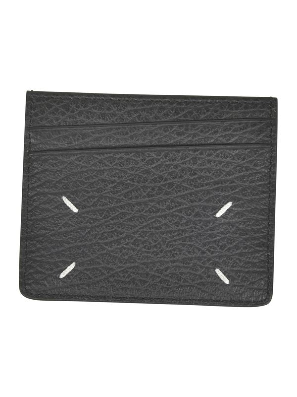 Stitch Leather Card Wallet