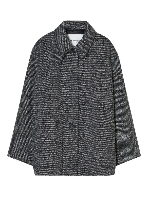 Closed Gray Coat