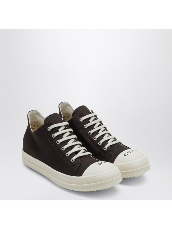 Rick Owens Drkshdw Grey Low Top Sneakers