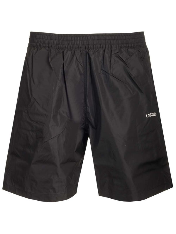 Logo Printed Swim Shorts