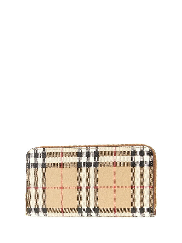 Vintage Check Zipper Around
  Long Wallet