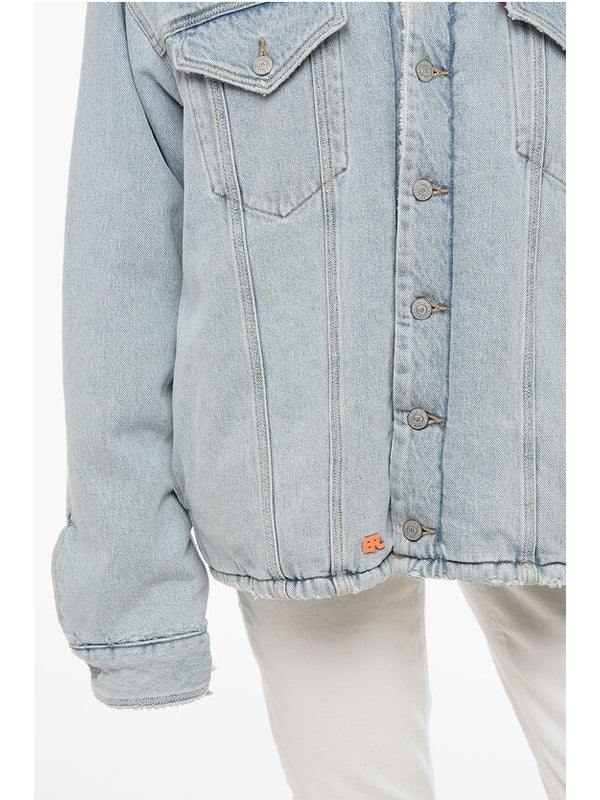 Levis Shearling Detail Denim Jacket