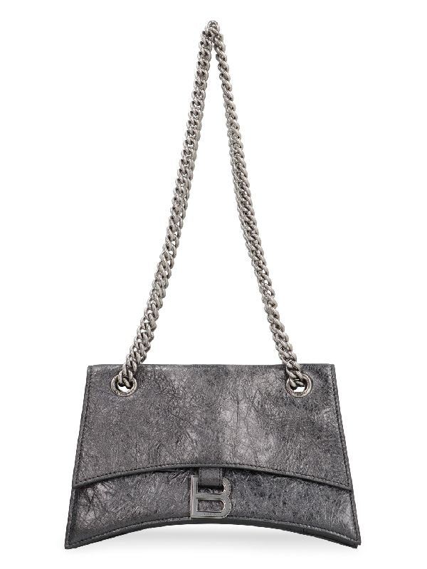 Balenciaga Crush Small Grey Crossbody & Shoulder Bags