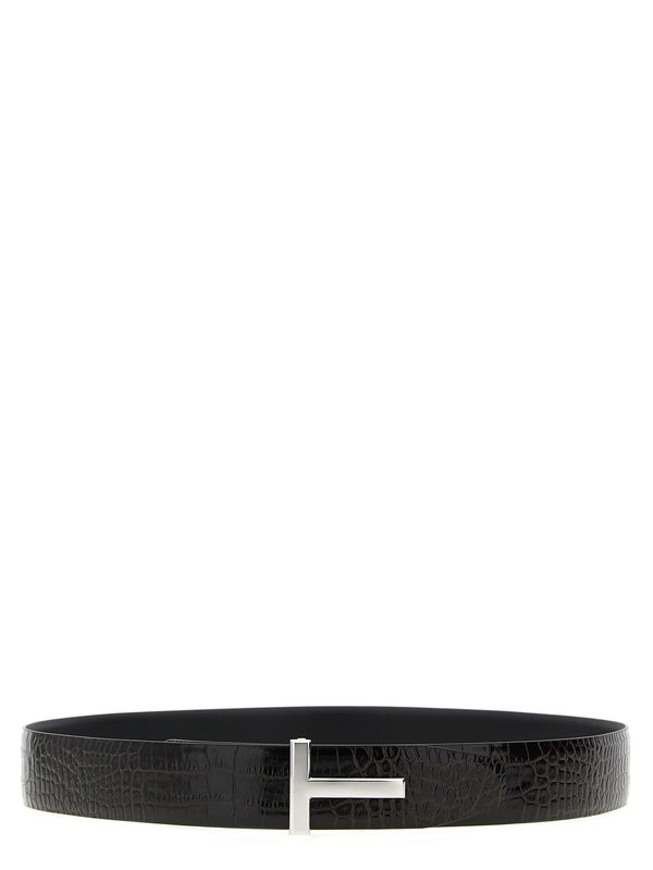 Tom Ford Brown Leather Belts