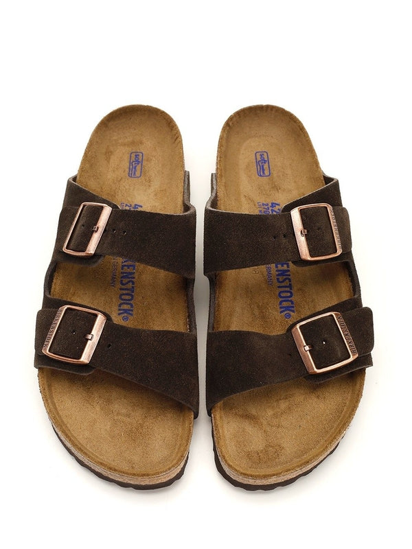 Arizona Buckle Suede Sandals