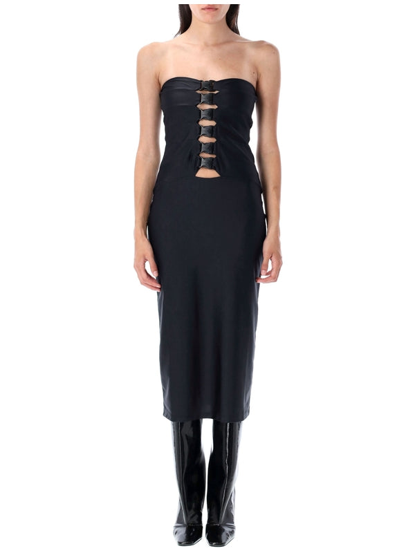 Coperni Black Midi Dress