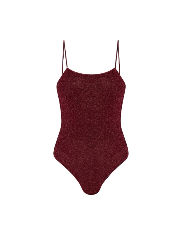 Oseree Burgundy Beachwear