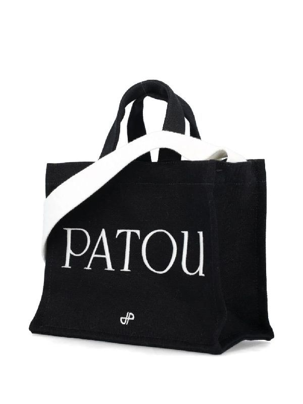PATOU - HANDBAGS AC0440076 999B Black Tote Bags - Jente