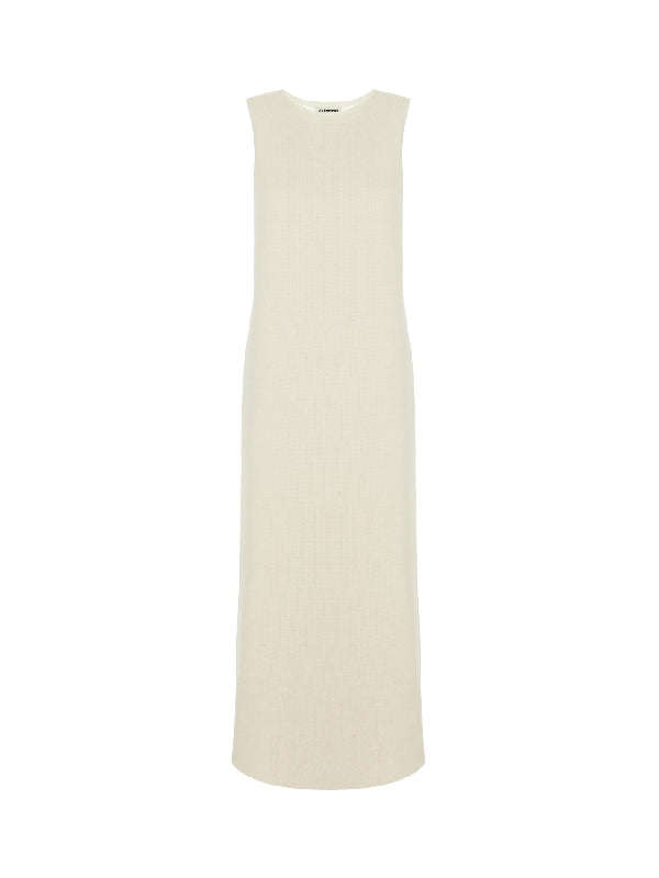 Wool Gauze Sleeveless Dress