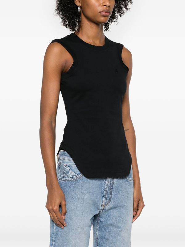 Reese Logo Embroidery Sleeveless Top