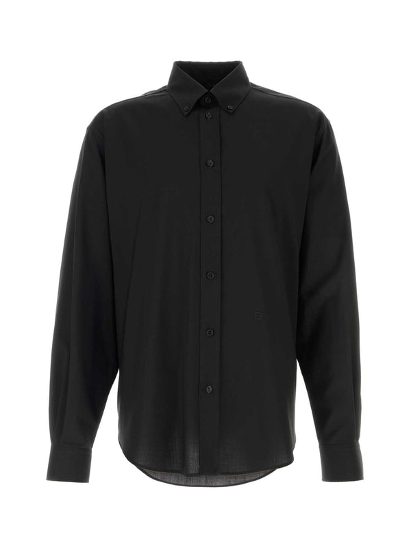 Wool Button Down Shirt