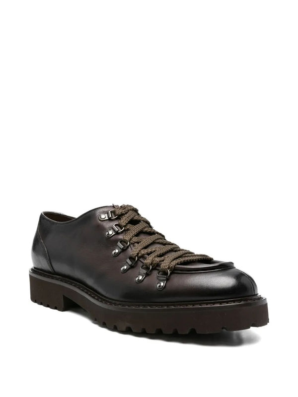 Ducals Brown Lace-Up Shoes