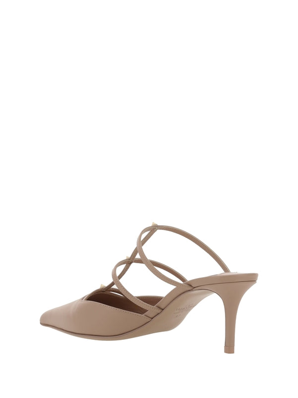 Wispy Rockstud Sandal Heel