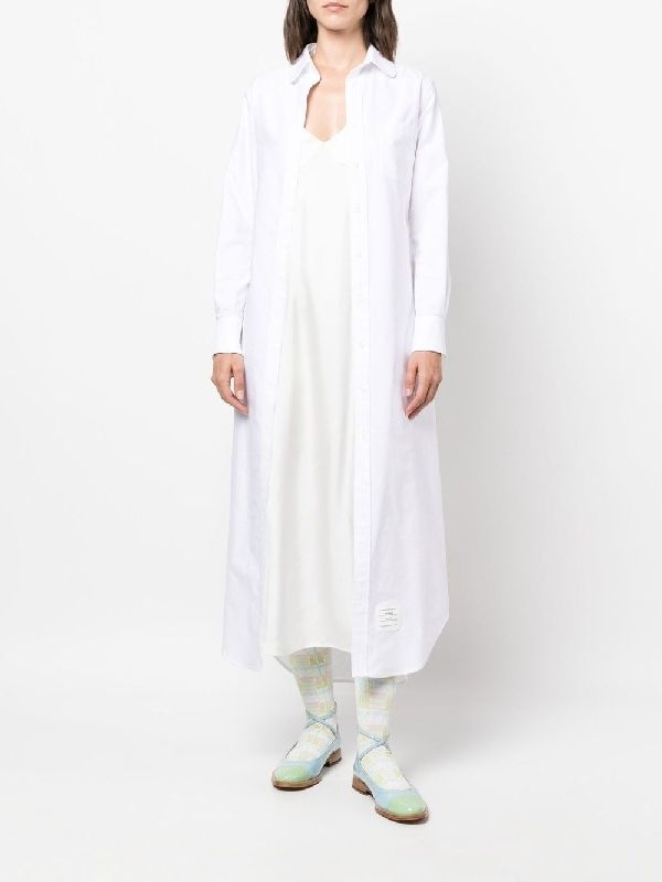 Rwb Tab Cotton Shirt Dress