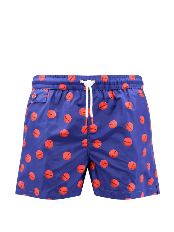 Logo Pattern Swim Shorts