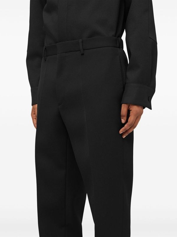 Black Wool Tailored Pants - Jente