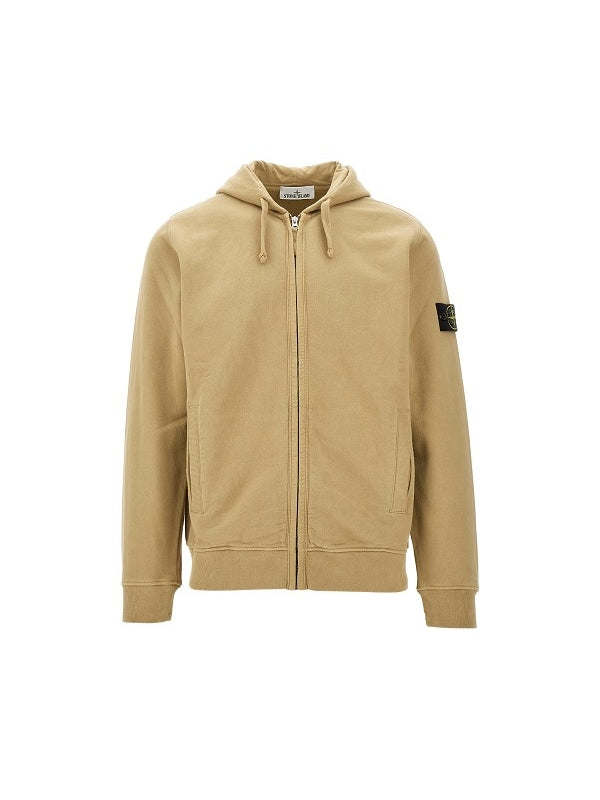 Wappen Patch Cotton Hoodie Zip-up