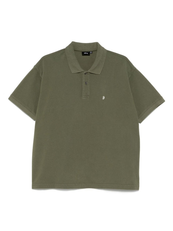 Stussy Green Polo Shirt