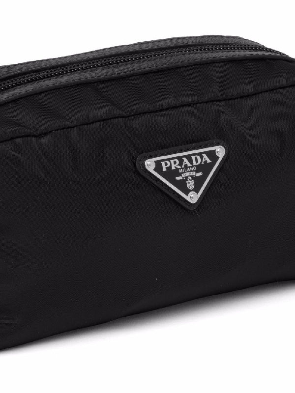 Triangle Logo Re-Nylon Pouch
  Case