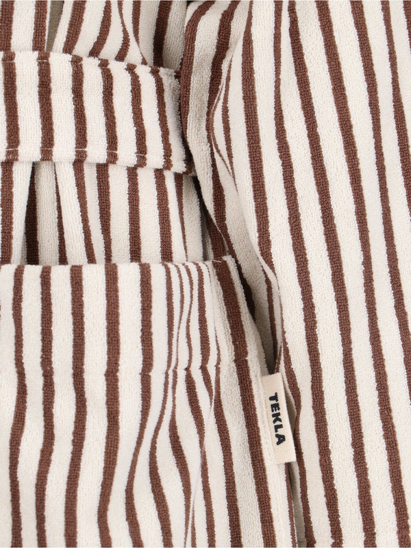 Striped Cotton Bathrobe