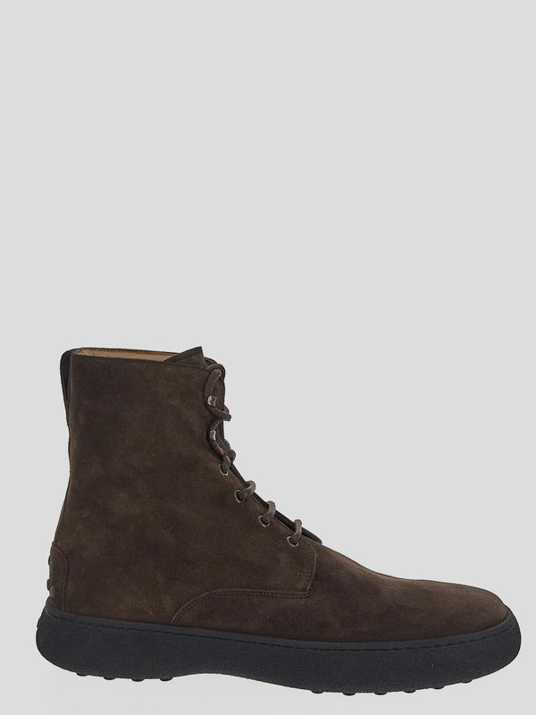 Winter Suede Lace-up Boots