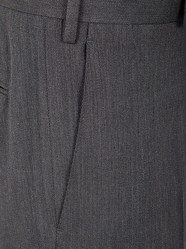 Wool Blend Tailored Pants