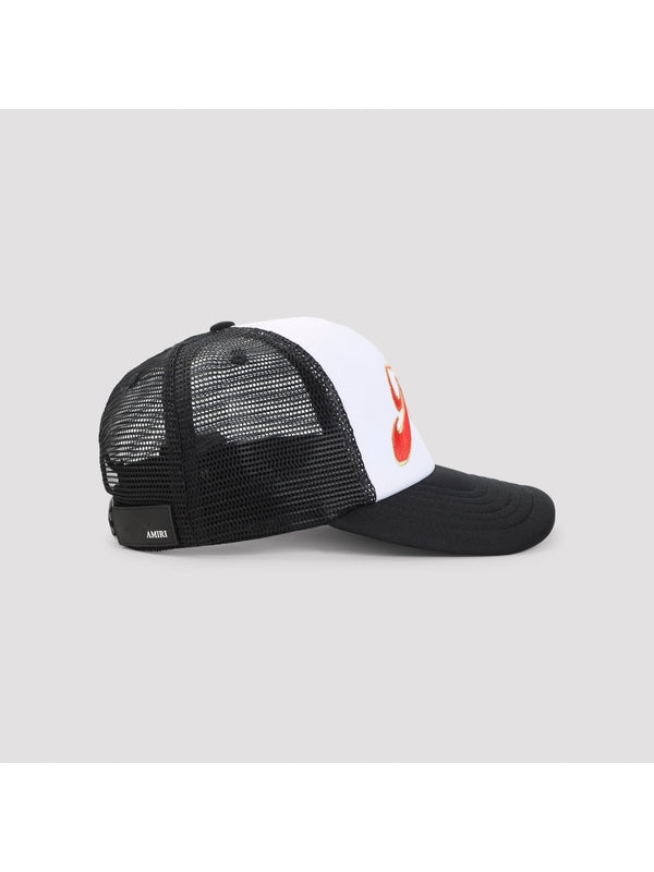 Amiri White Black Cap