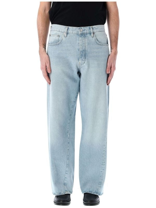 Twist Cotton Denim Pants