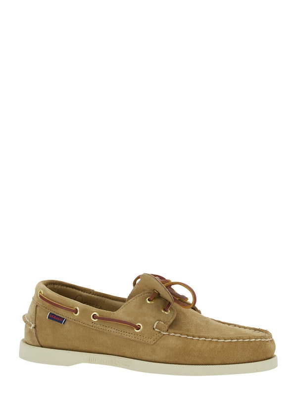 Sebago Beige Boat Shoes