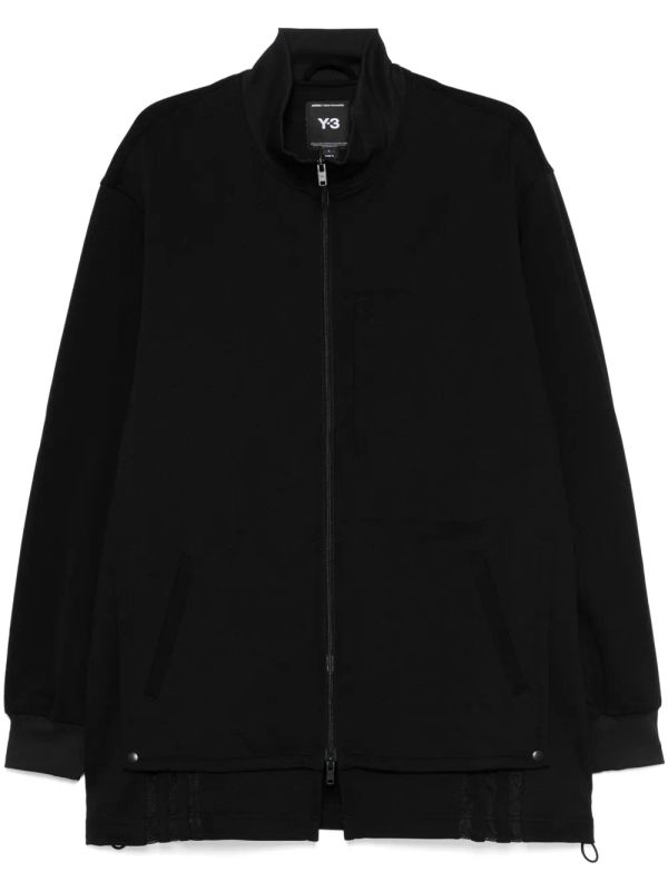 Drawstring Panel Detail Track
  Jacket