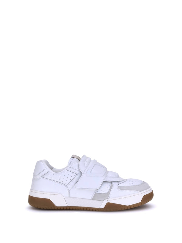 Valentino White Low Top Sneakers
