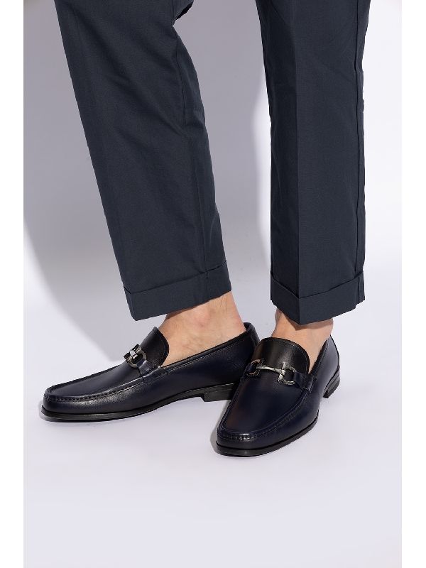 Gancini Ornament Leather
  Loafer