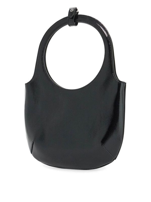 Holly Logo Leather Tote Bag